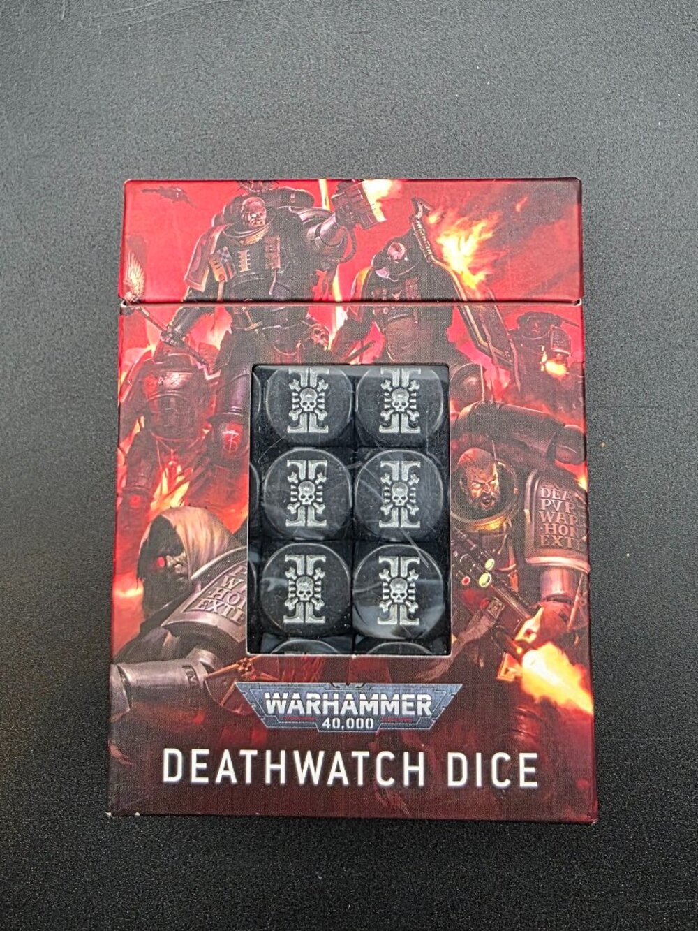 DEATHWATCH DICE 40K Warhammer Games Workshop 40,000 black